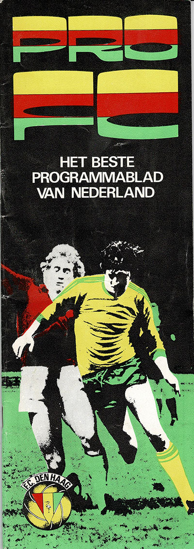 AZ Programma 6-dec-1981 Den Haag uit